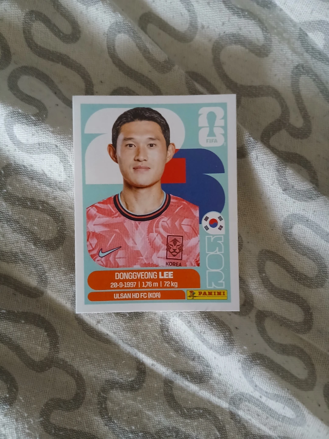 Panini FIFA Sticker - Donggyeong Lee