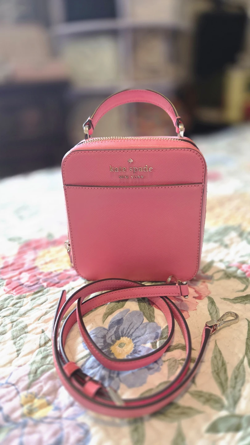 Kate Spade Pink Leather Crossbody Bag
