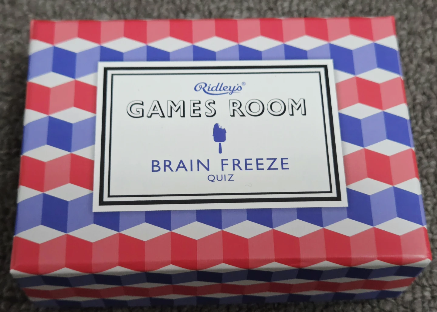 Ridley's Games Room Brain Freeze Quiz Board Game
