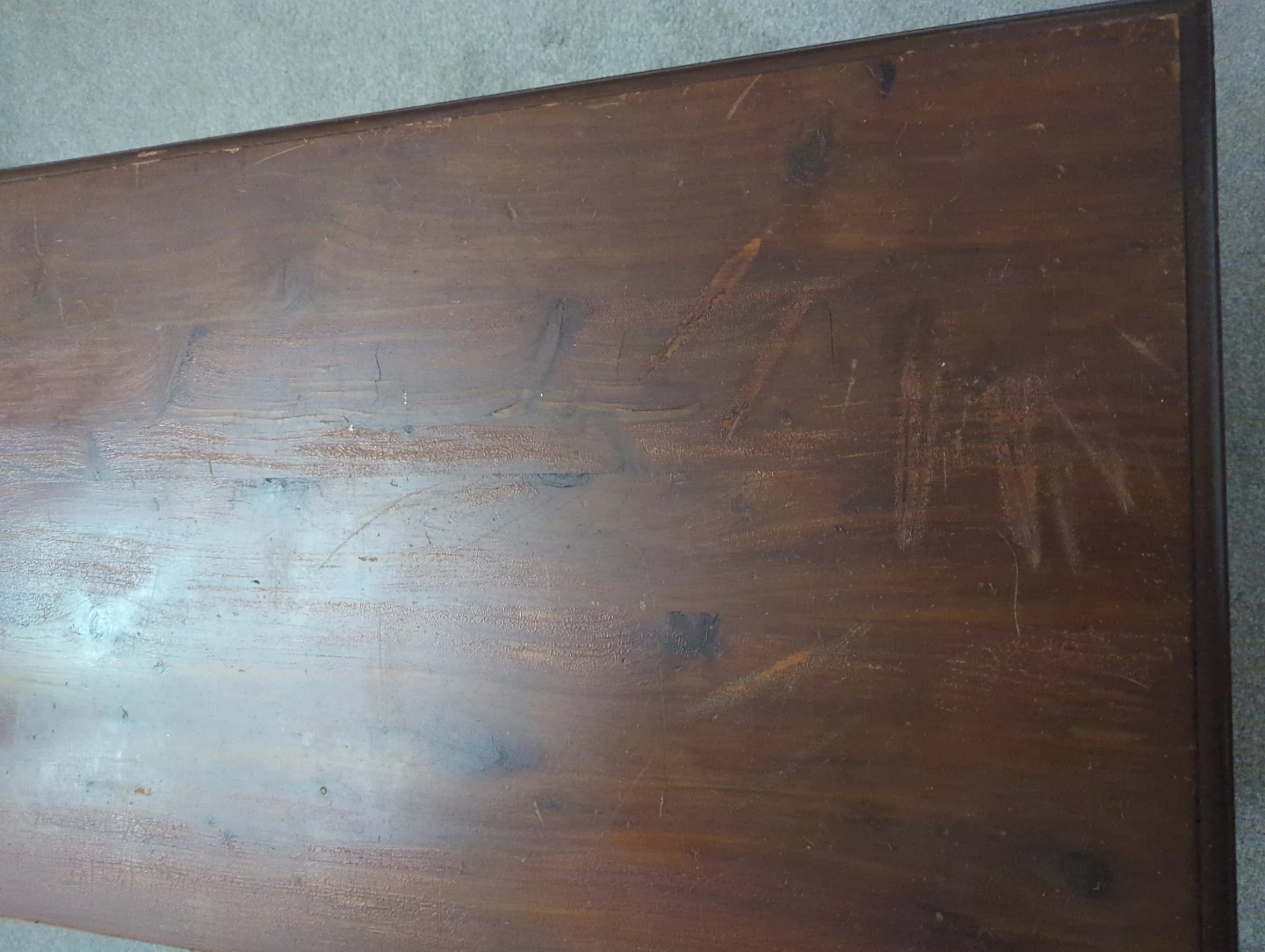 Antique Cedar Chest Blanket Box - photo 4
