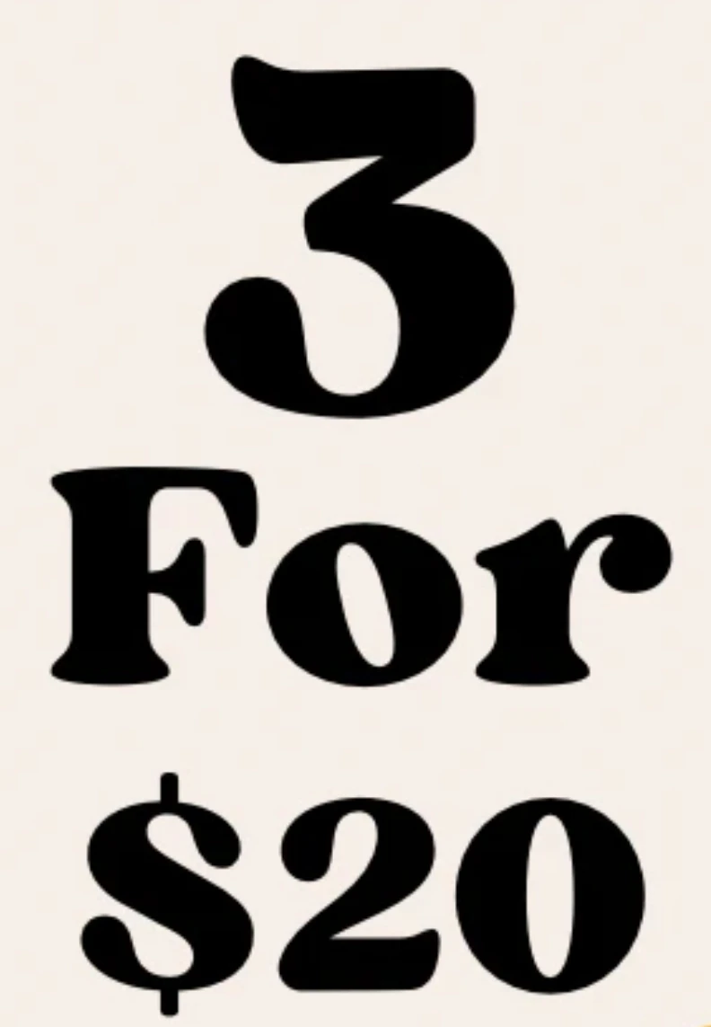 3 for $20 Deal Bundle and Save