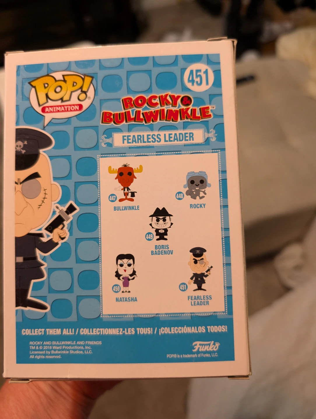 Funko Pop! Rocky & Bullwinkle Fearless Leader Vinyl Figure #451 - photo 2