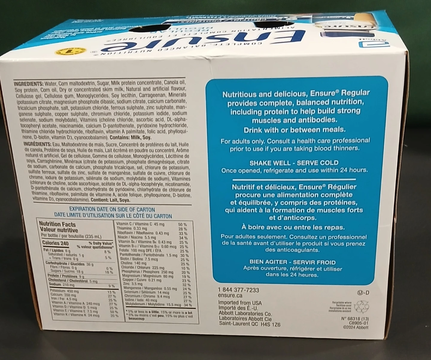 6-Pack Ensure Nutritional Drink - photo 2