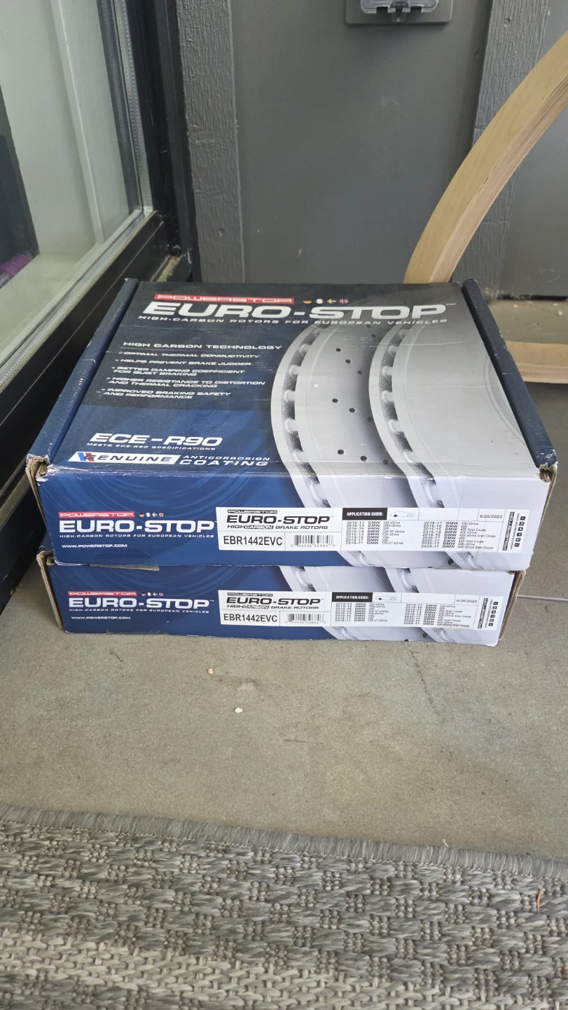 BMW 3 4 Series PowerStop Brakes New Rotors