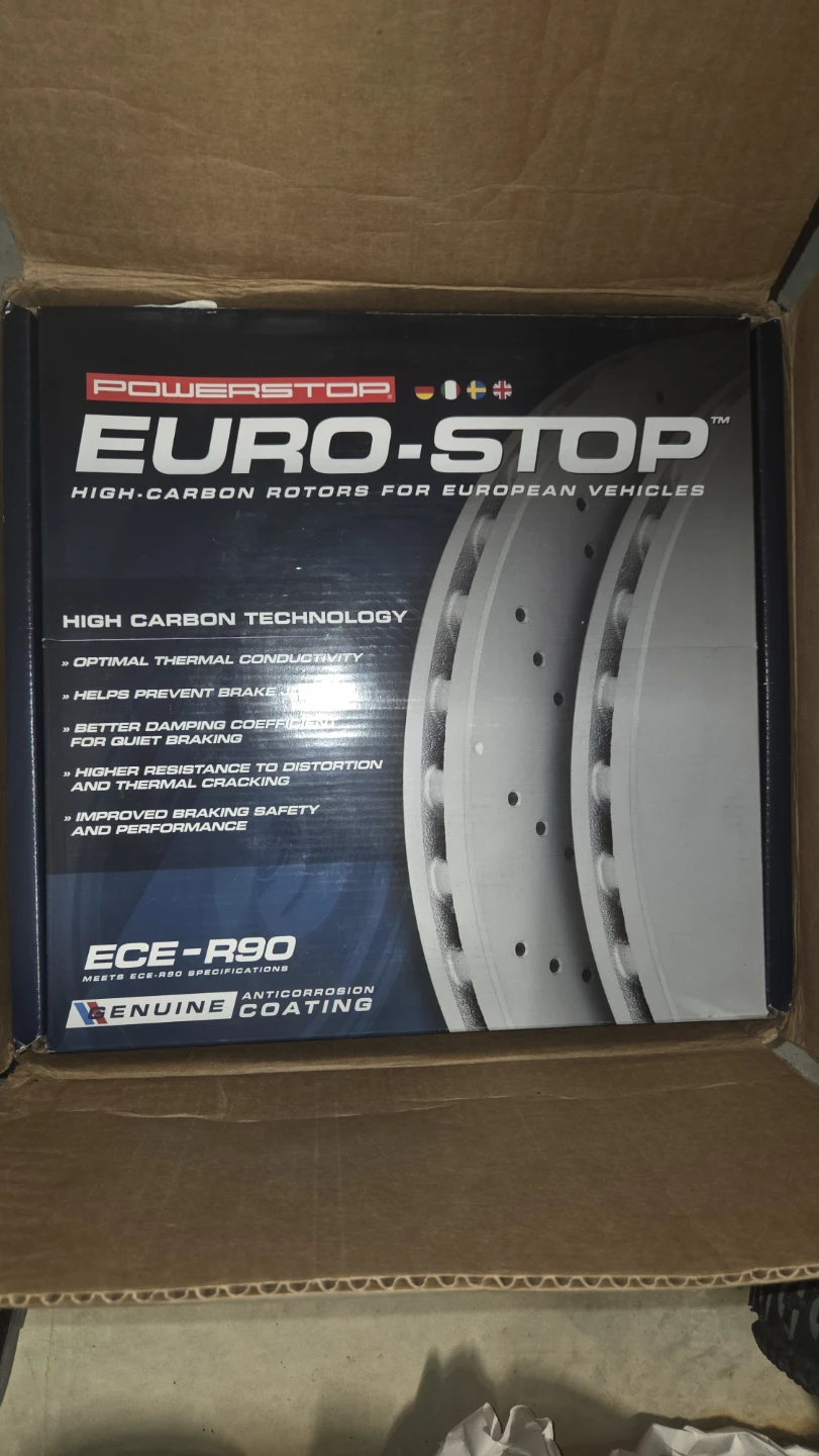 BMW 3 4 Series PowerStop Brakes New Rotors - photo 2
