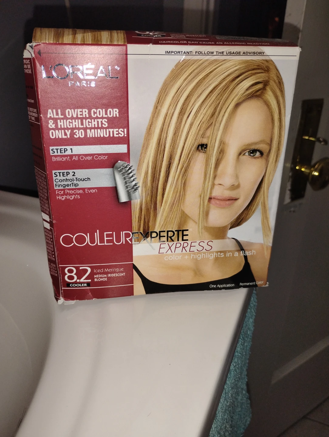 L'Oréal Couleur Experte Express Hair Color - 8.2 Iced Merigue