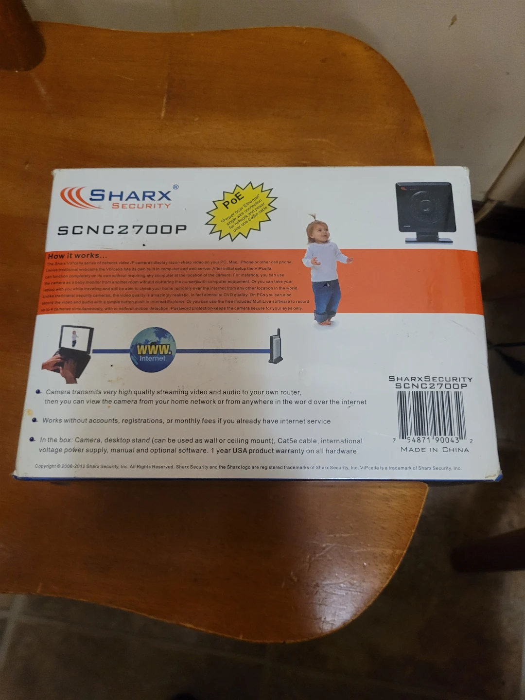 SHARX SECURITY VIPCELLA-IR Network Camera