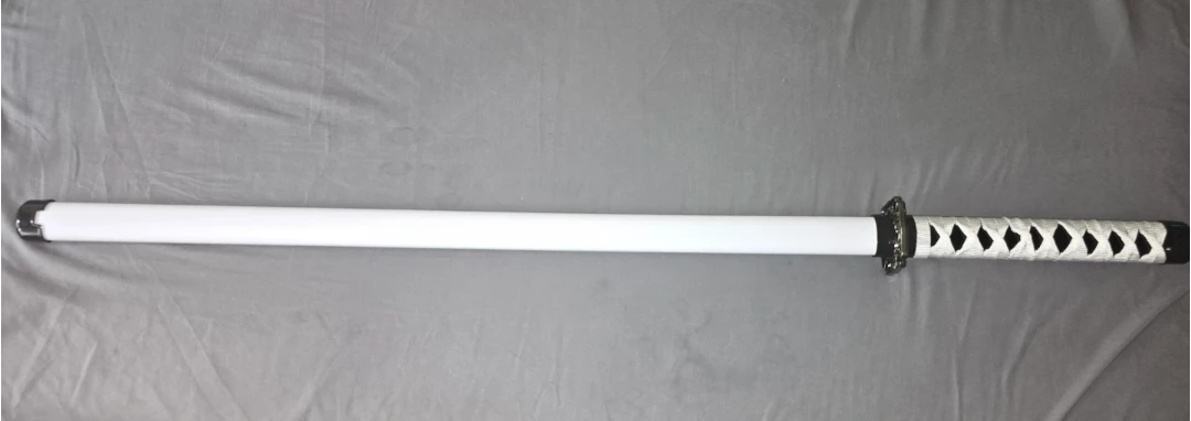 White Katana Sword with Scabbard