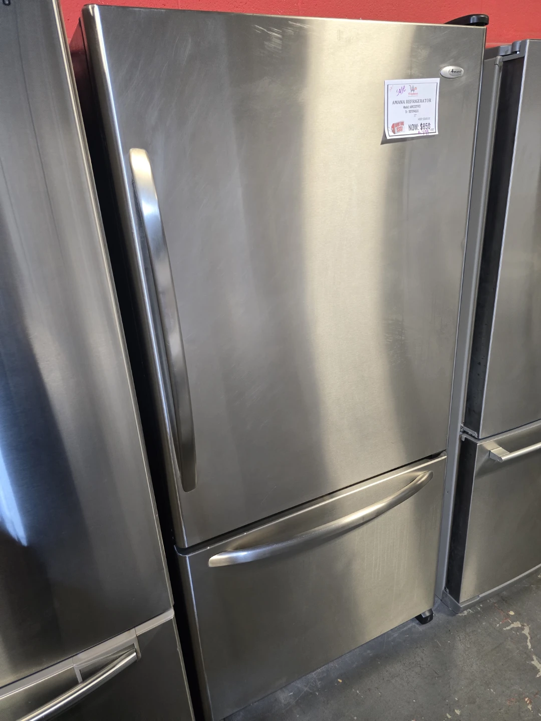 Amana Stainless Steel Refrigerator