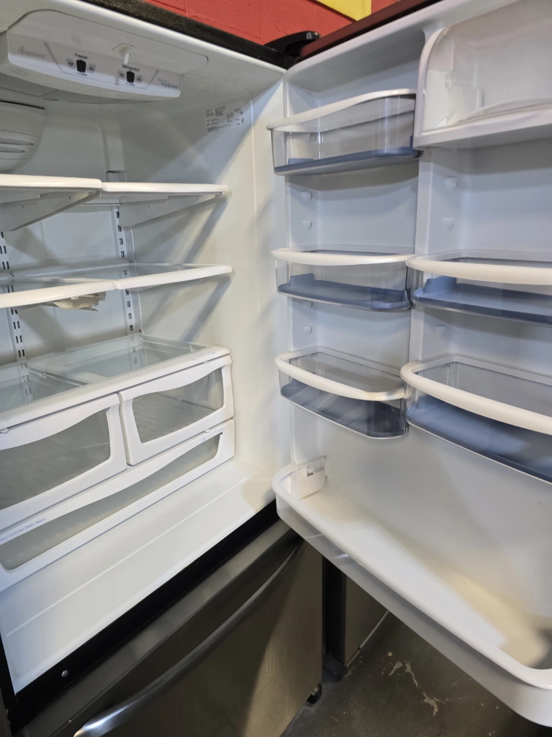 Amana Stainless Steel Refrigerator - photo 2