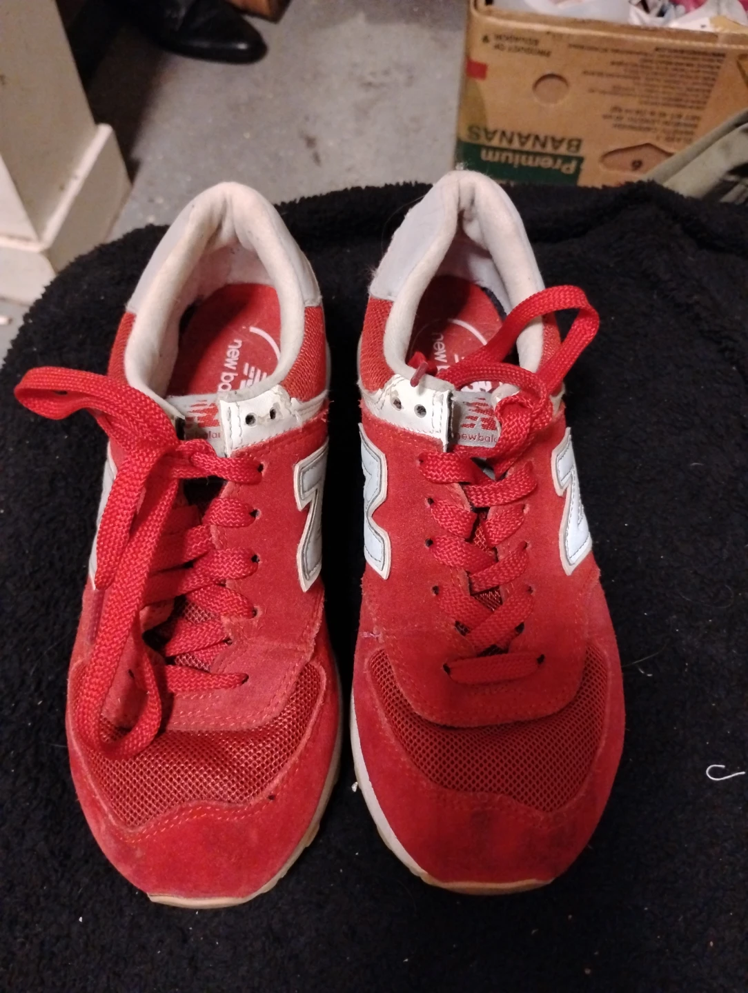 New Balance 574 Red Sneakers