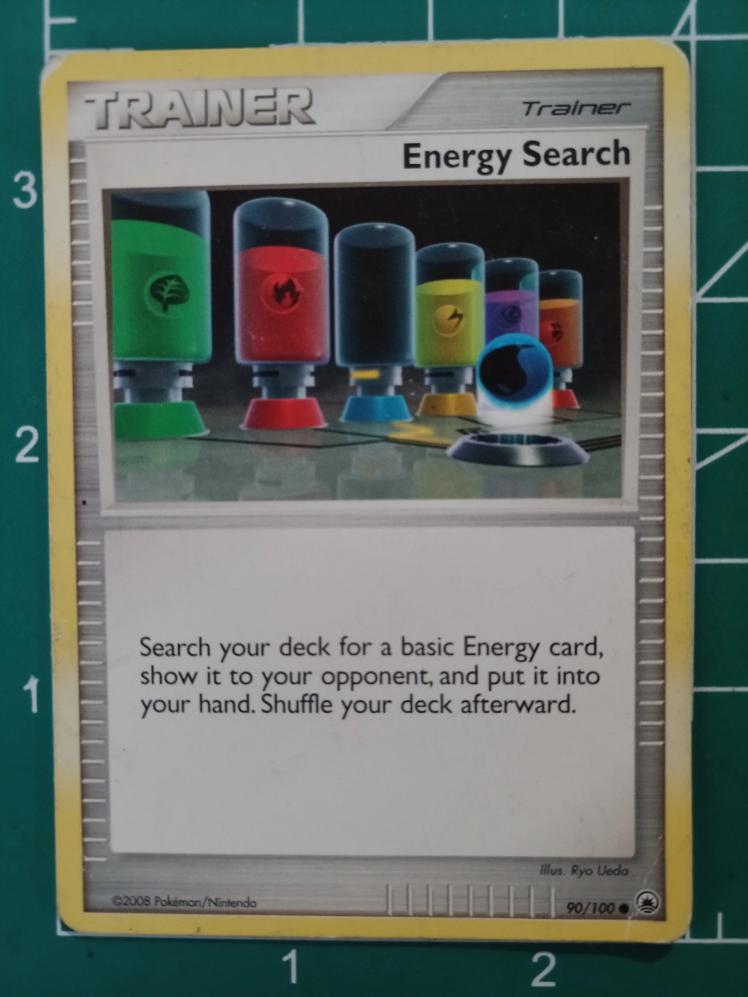 Pokemon Energy Search Trainer Card 90/100
