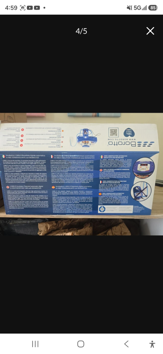 Borotto Lumia 8 Expert Kit Automatic Incubator - photo 5