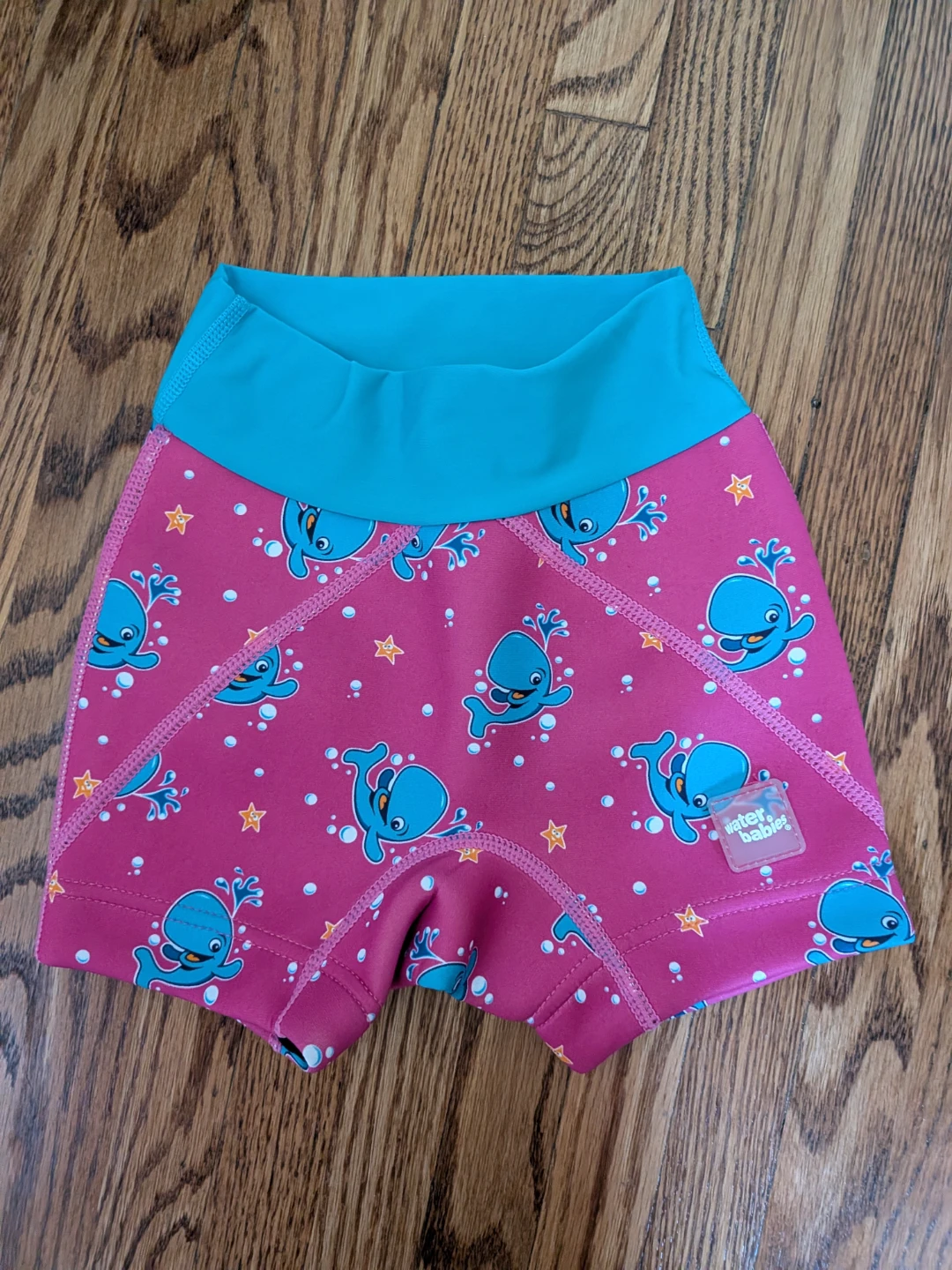 Water Babies Swim Shorts - Whale Print