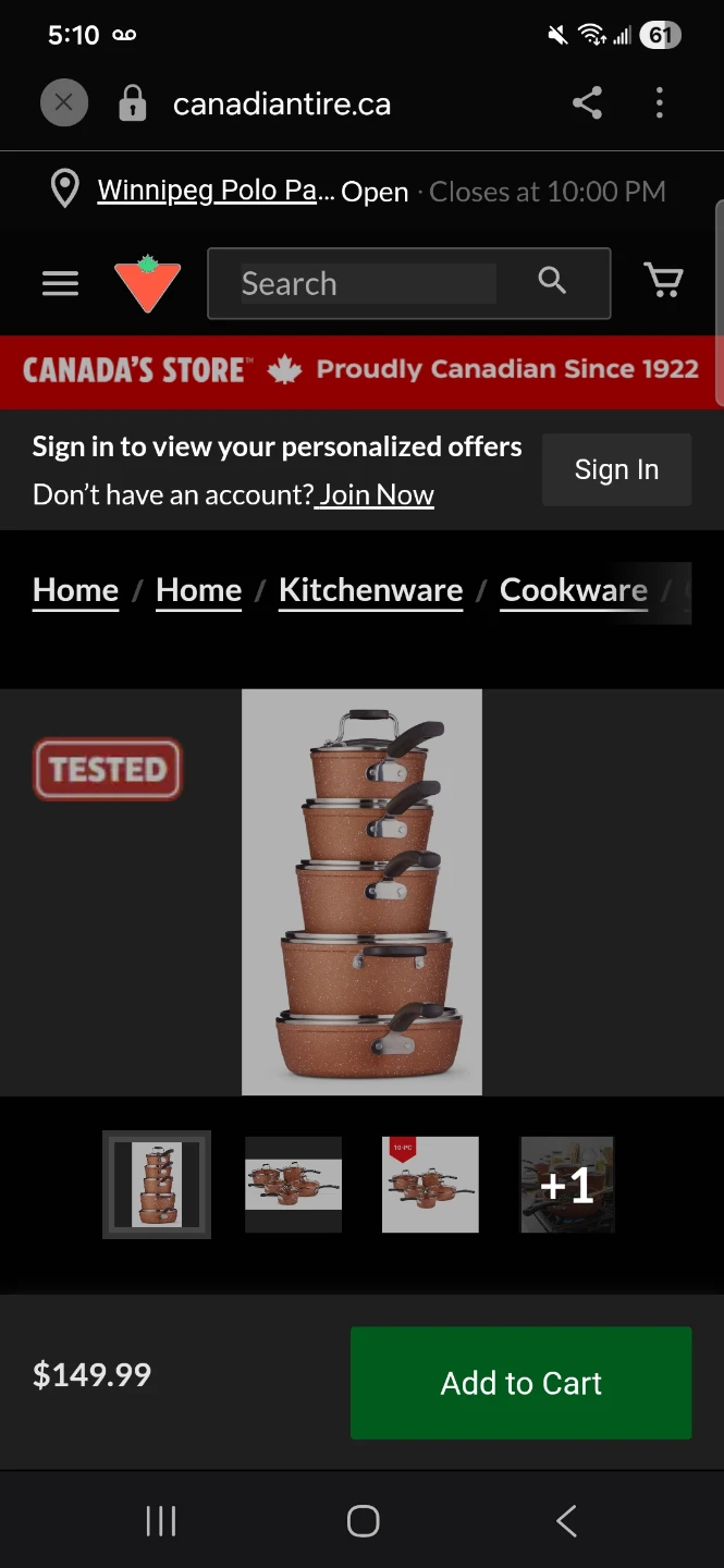 Heritage The Rock Copper Essentials Cookware Set, 10-pc - photo 4