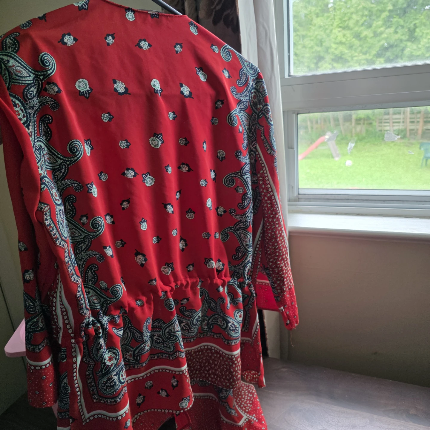 Red Paisley Print Dress - Zara⚽ - photo 2