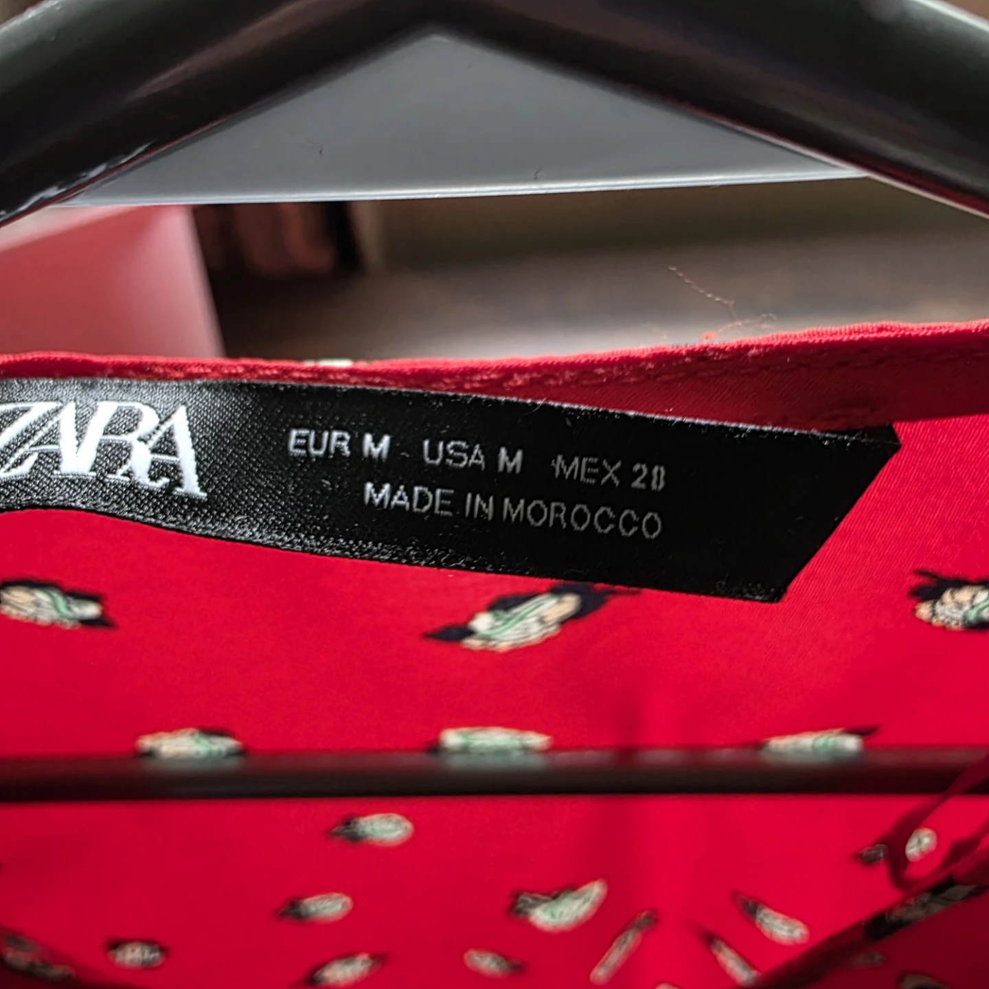 Red Paisley Print Dress - Zara⚽ - photo 3