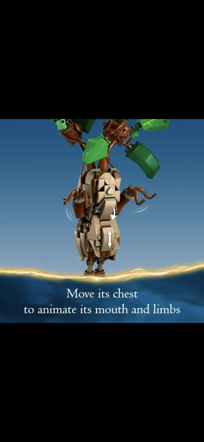 New Retied LEGO Harry Potter 76433 Mandrake Building set - photo 4
