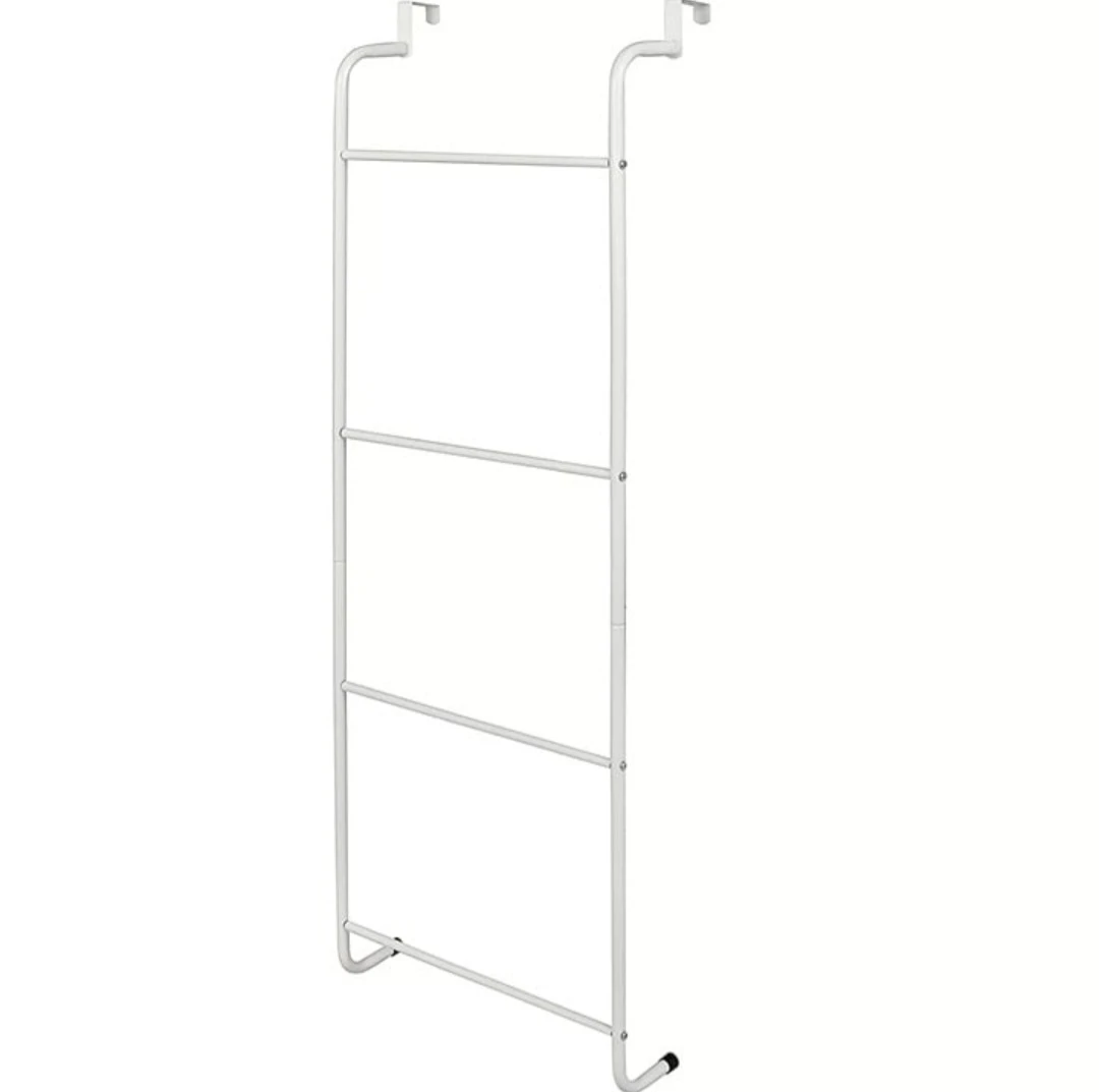White Over-the-Door 3-Tier Towel Rack ⚽
