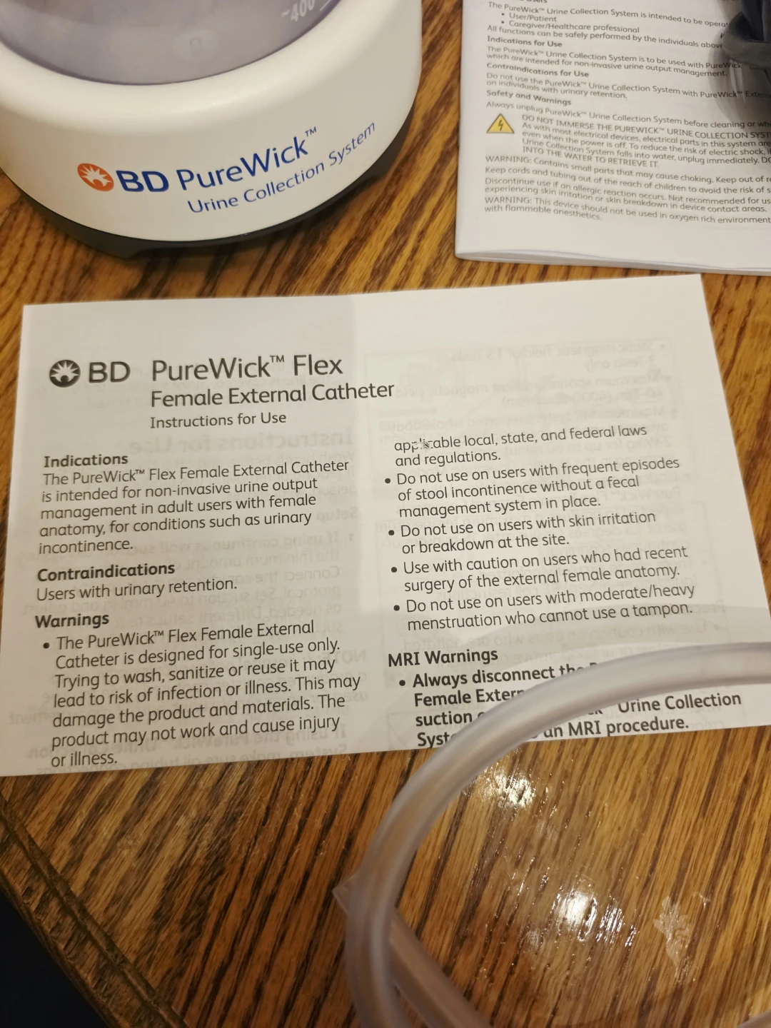Purewick system with catheters - photo 4