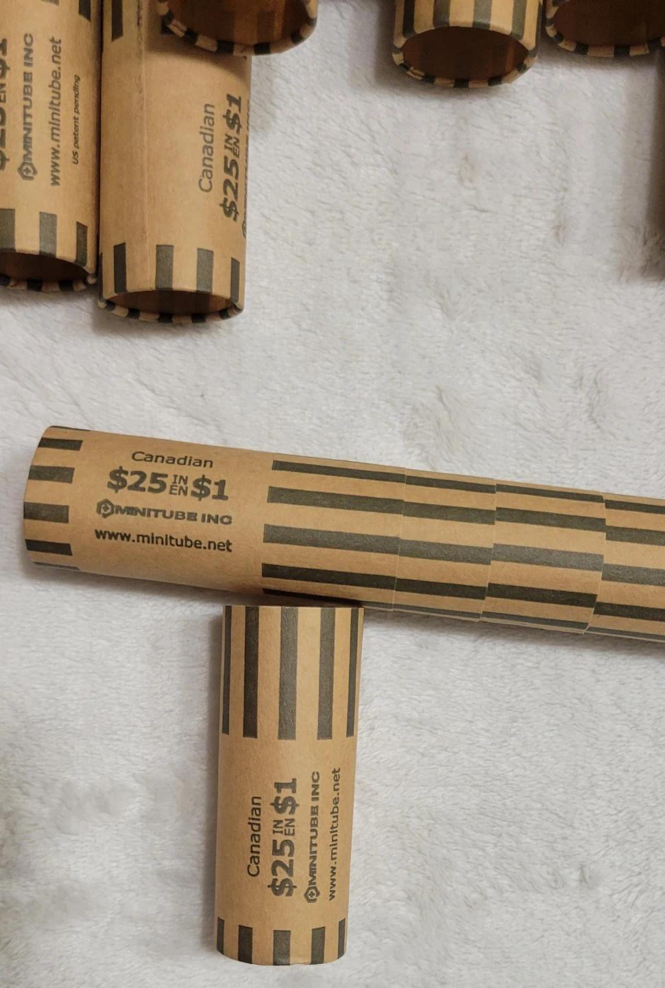 Minitube Coin Wrappers for $25 in Loonies ⚽ - photo 2