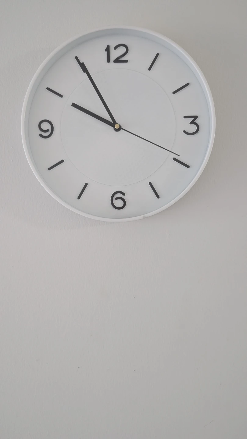 White Wall Clock set 2
