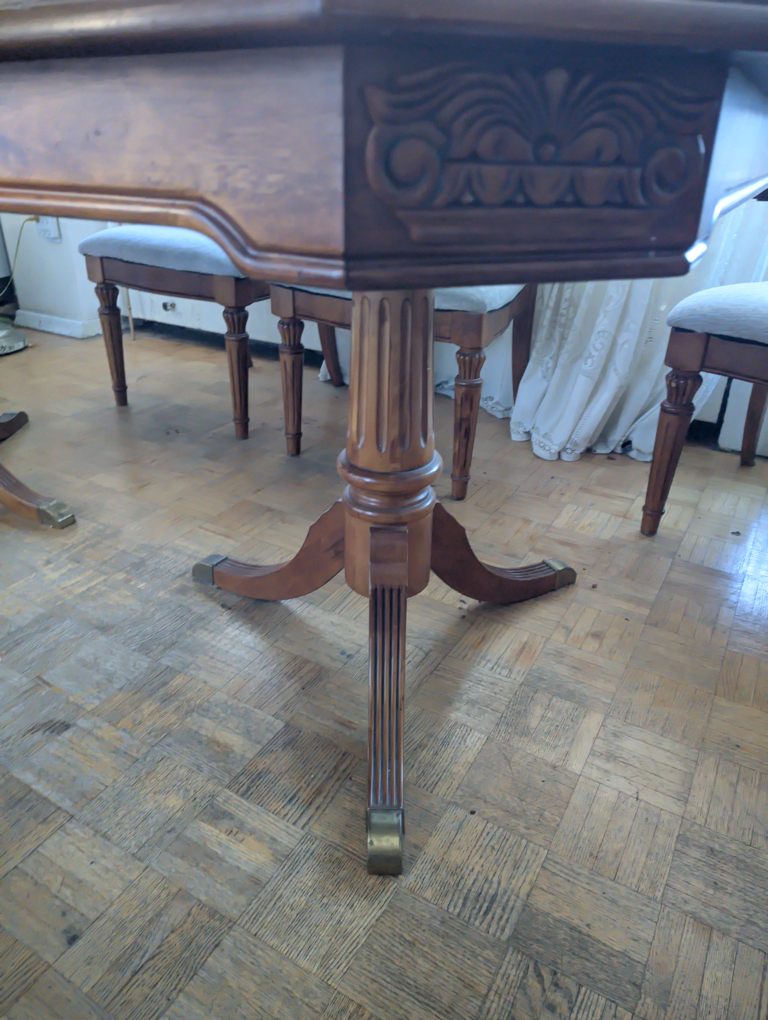 Wooden Dining Table and Chairs Set - photo 2