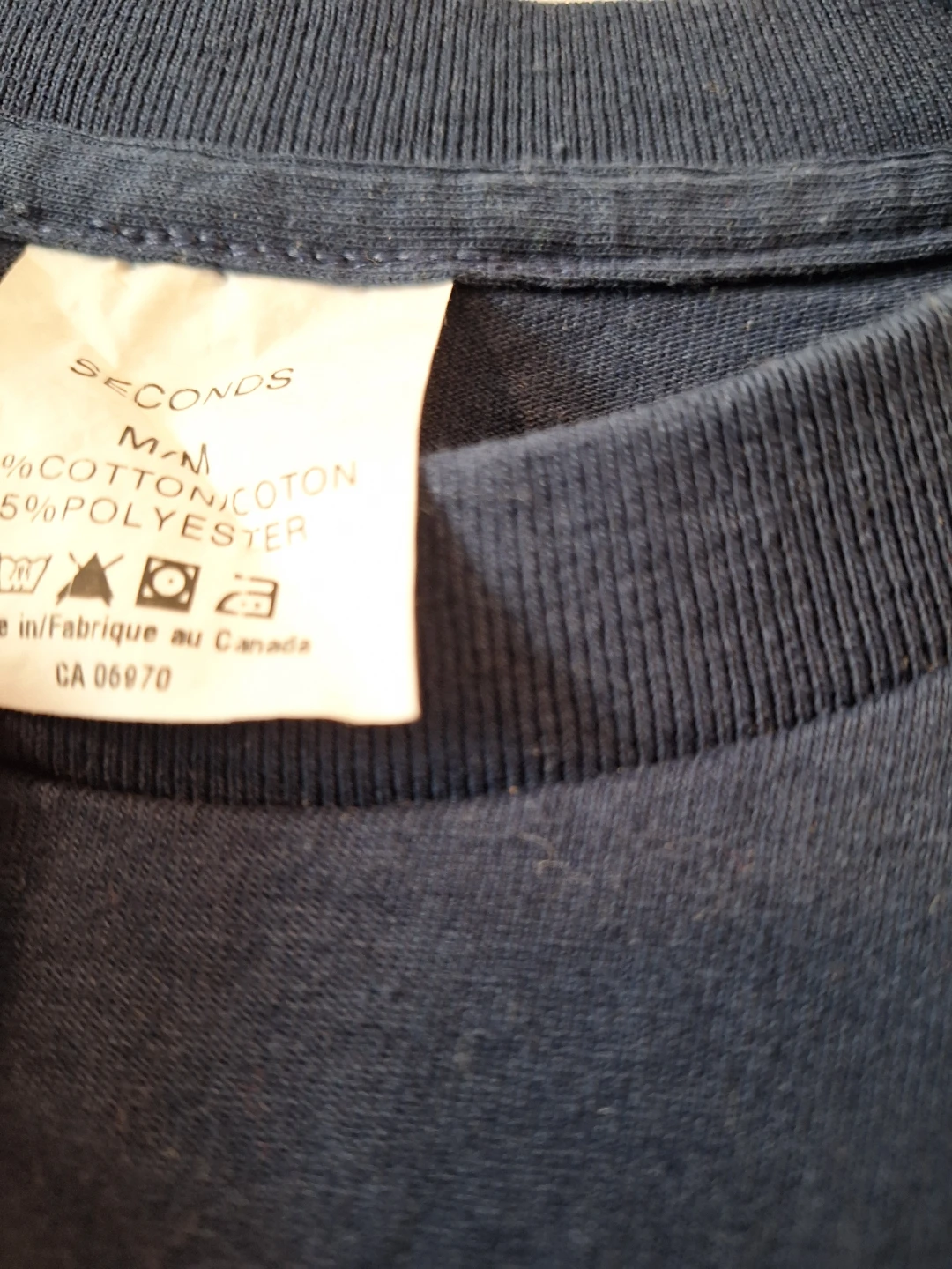 Seconds T-Shirt - Navy Blue - photo 3