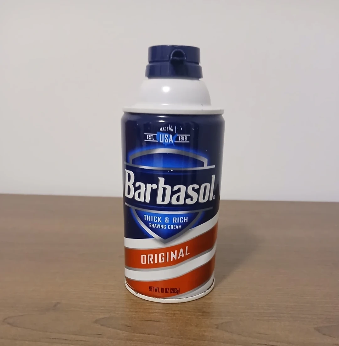 Barbasol Shaving Cream Stash Can
