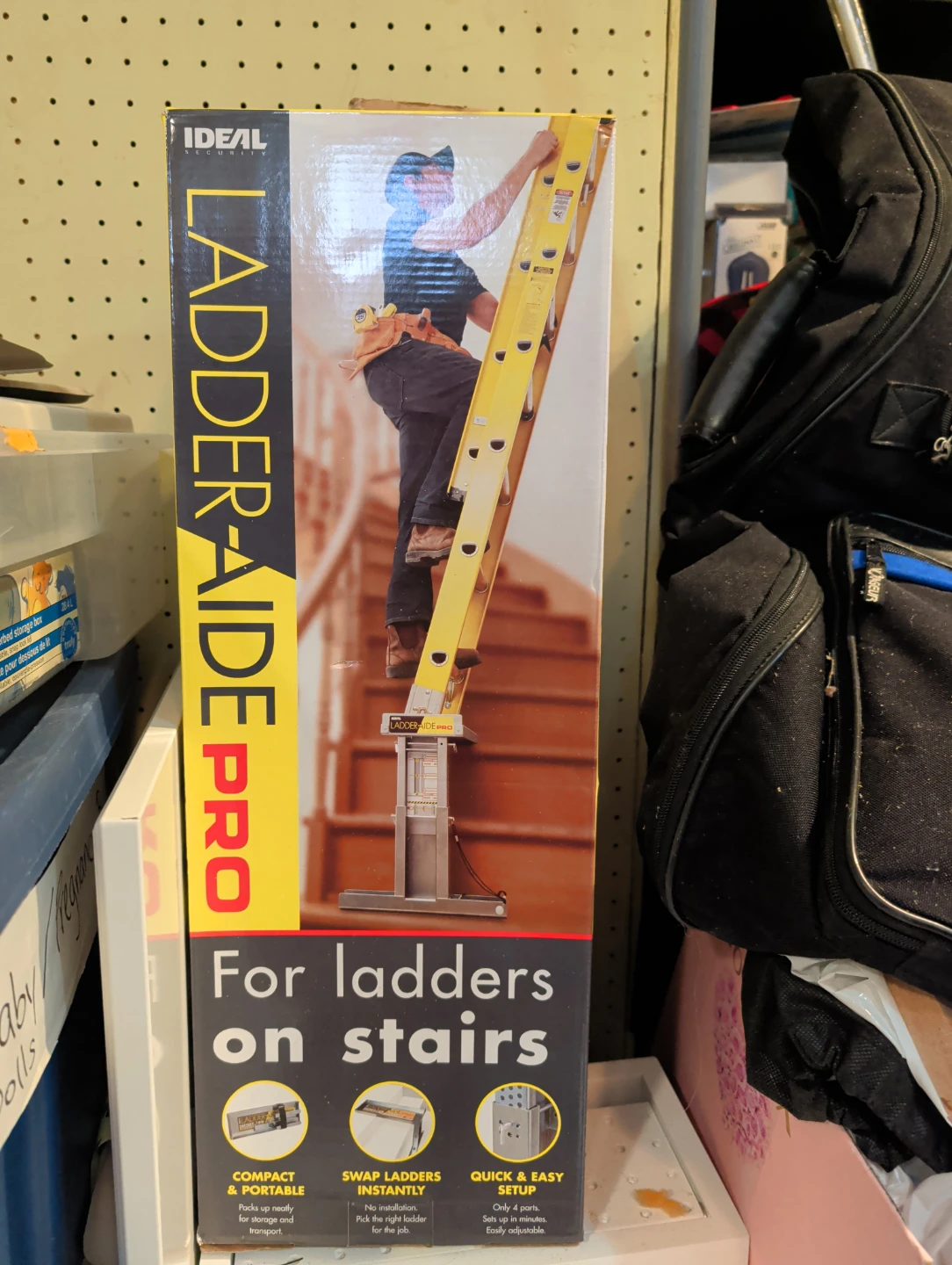 IDEAL Ladder-Aide Pro for Ladders on Stairs