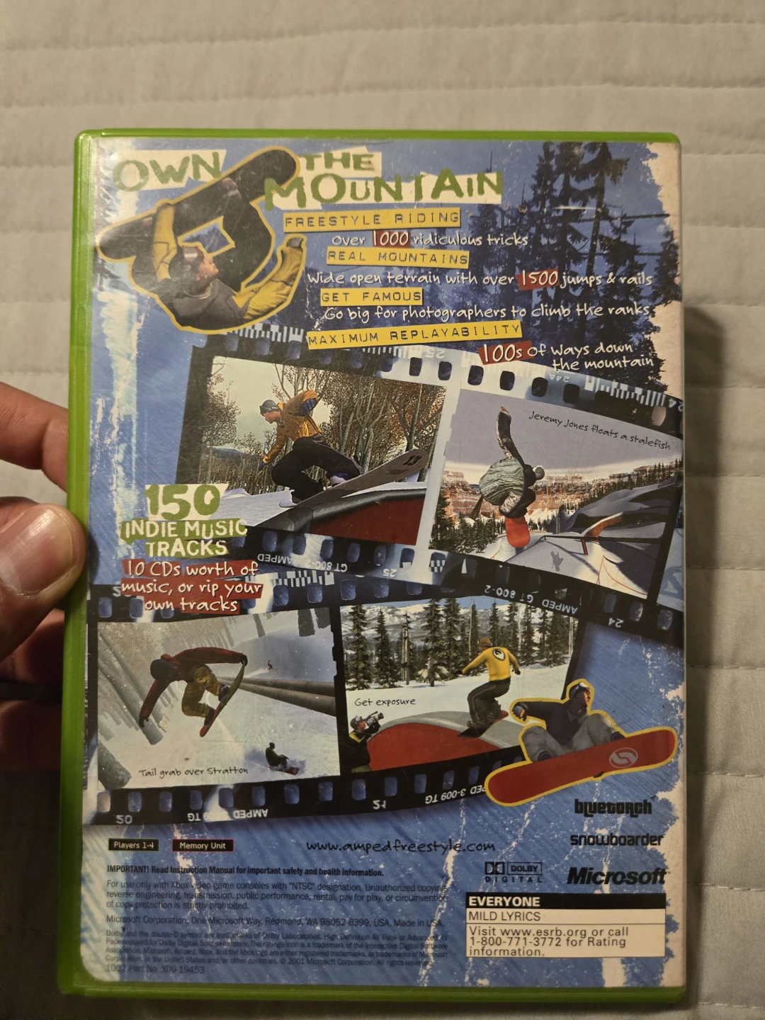 Amped Freestyle Snowboarding Video Game CIB For Xbox - photo 2