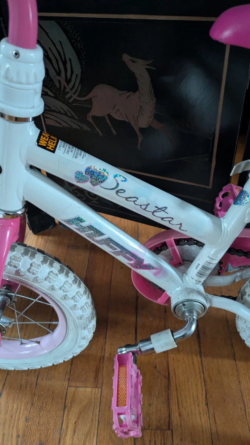 Pink Seastar 12" Kids Training Bike - photo 2