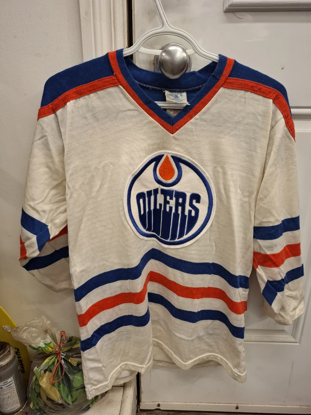 Vintage Edmonton Oilers Hockey Jersey