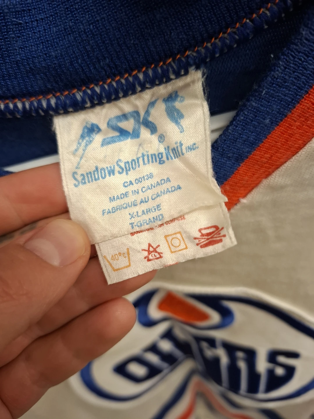 Vintage Edmonton Oilers Hockey Jersey - photo 3