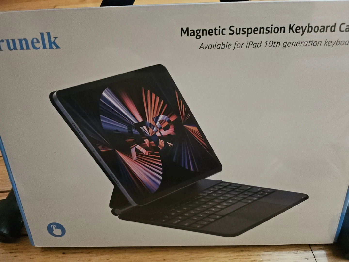 Runelk Magnetic Suspension Keyboard Case for iPad 10th Gen