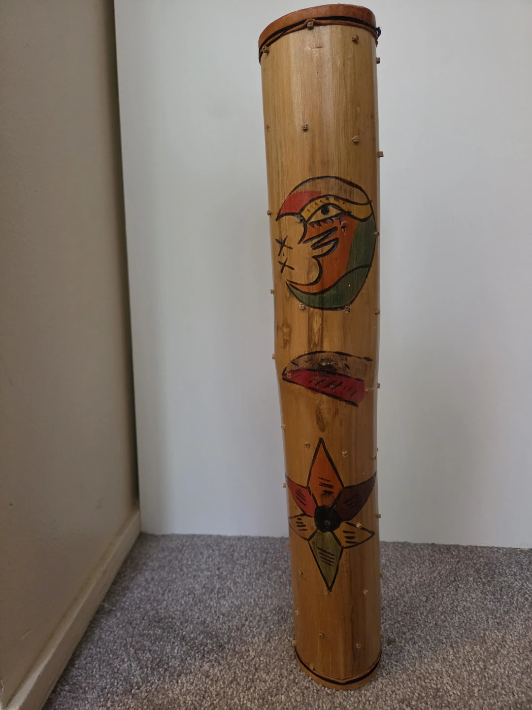 Handmade Bamboo Rainstick by Native American