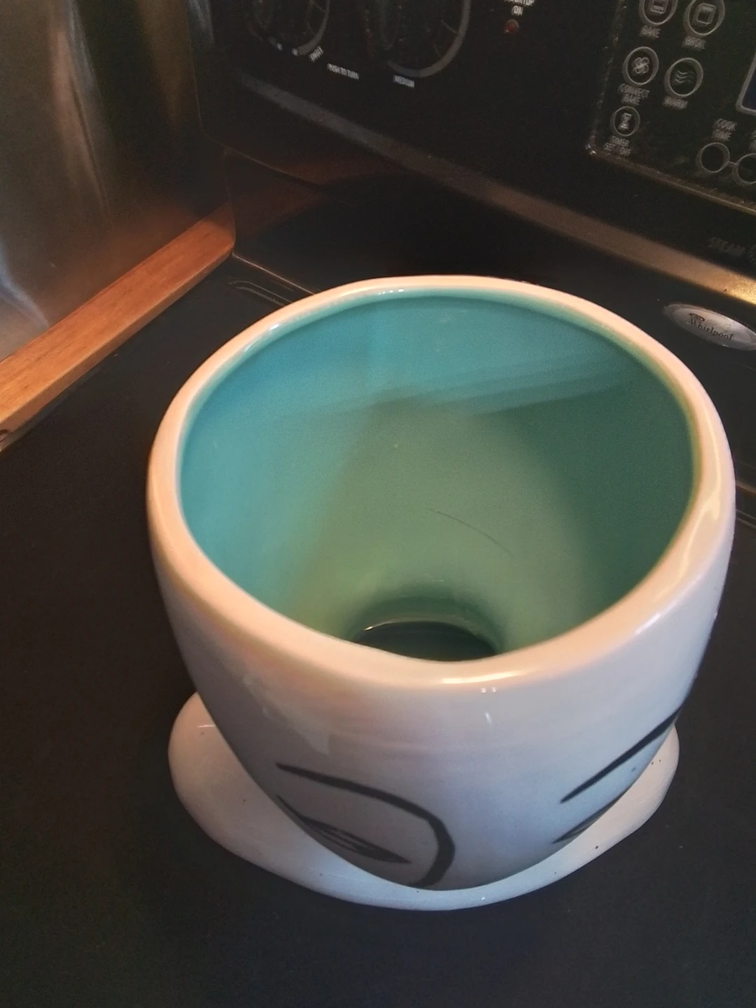 Unique Ceramic Head Planter Pot - photo 3