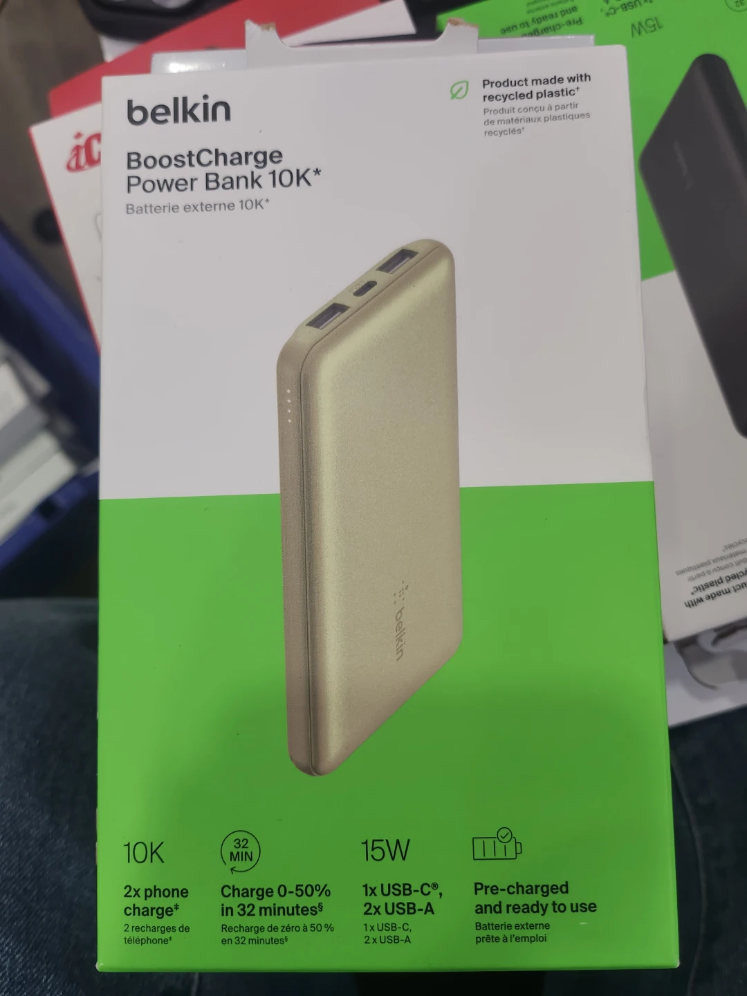 Belkin BoostCharge Power Bank 10K