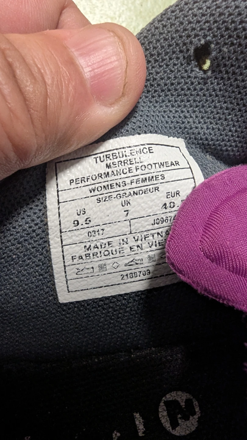 Merrell Turbulence Performance Footwear Womens Size 9.5 Shoes - photo 3