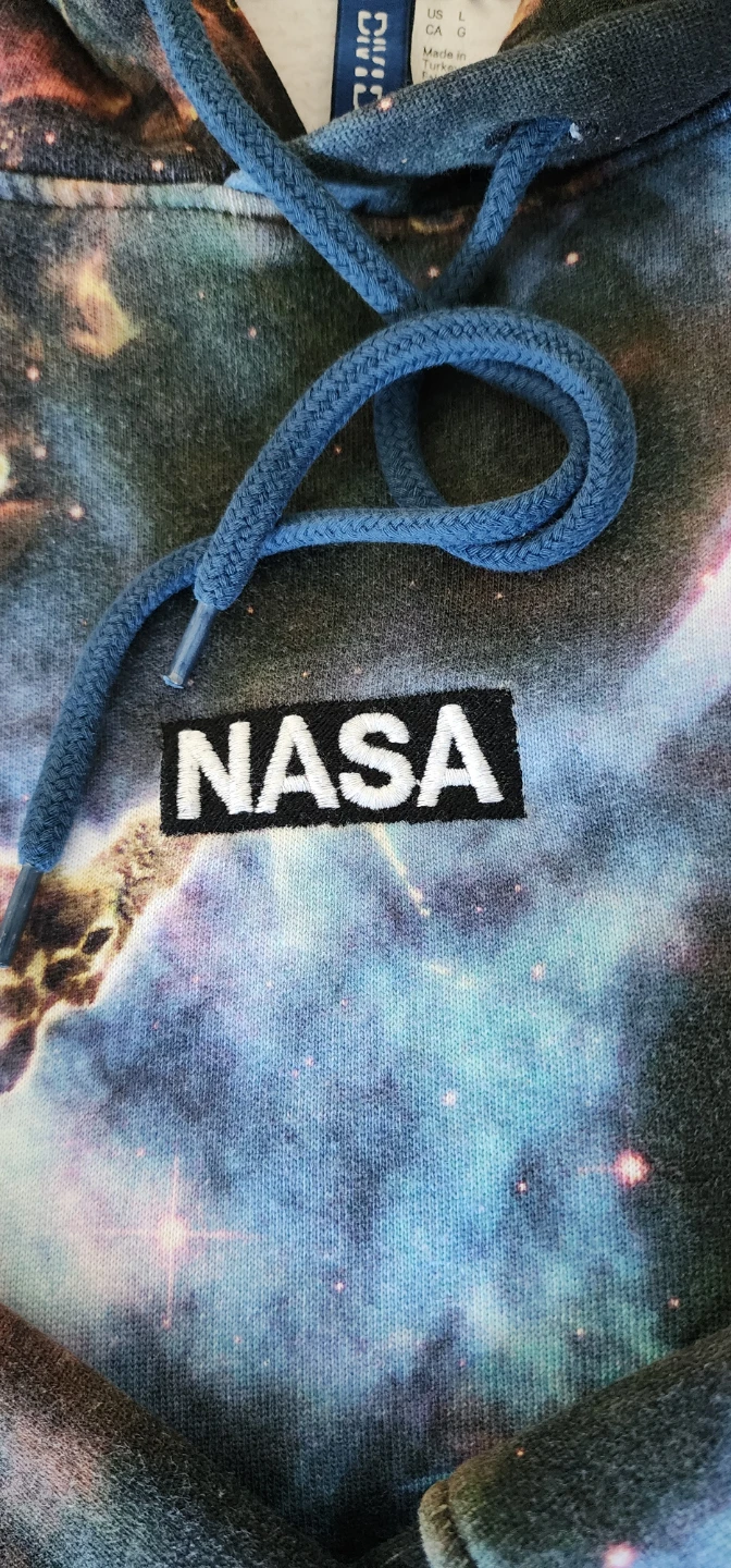 Divided NASA Galaxy Hoodie