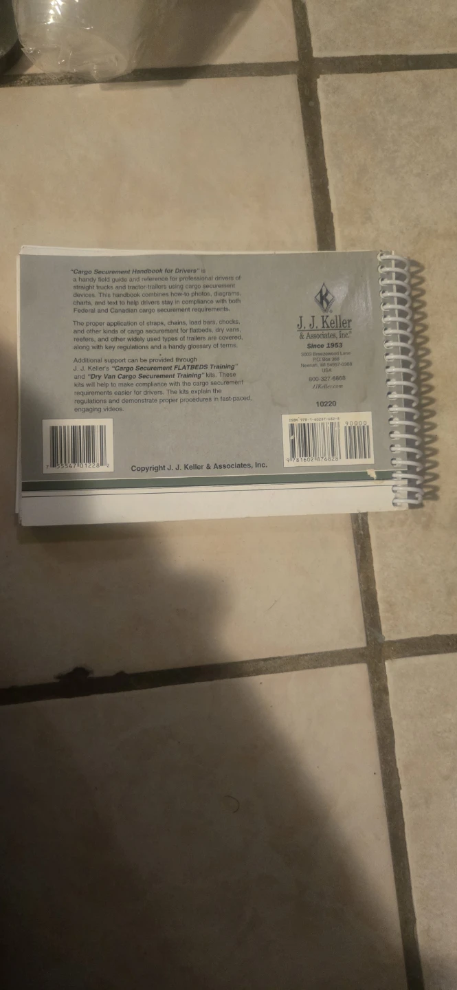 J. J. Keller Cargo Securement Handbook for Drivers - photo 2