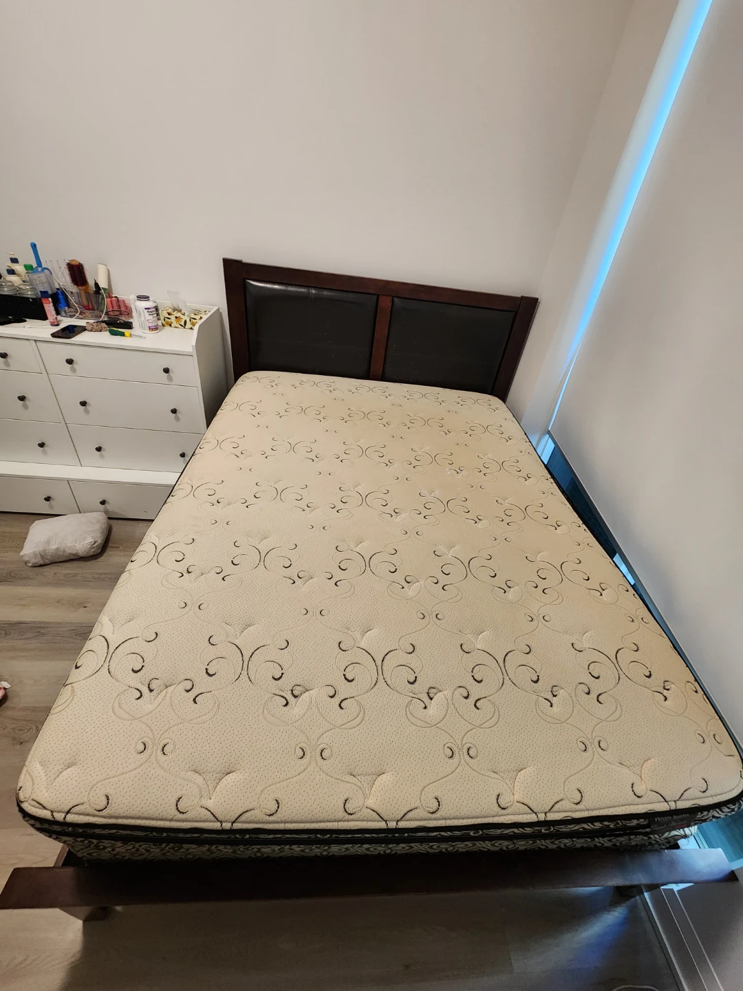 Queen Bed Frame with Boxspring and 10" Coil Mattress - photo 3