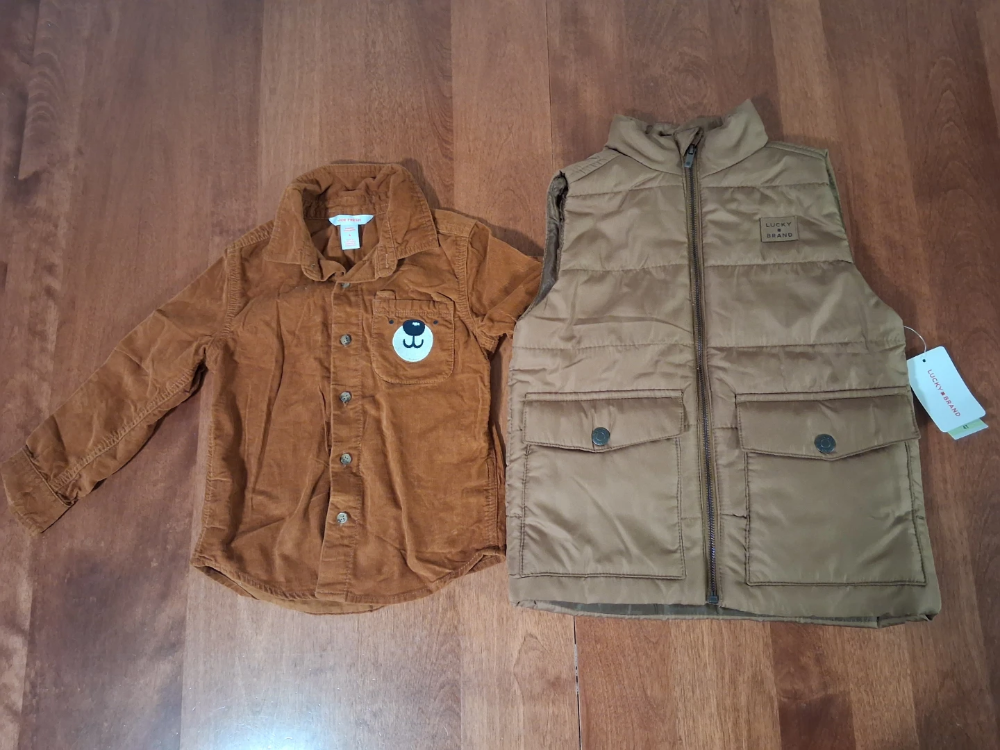 4 y Vest and shirt set