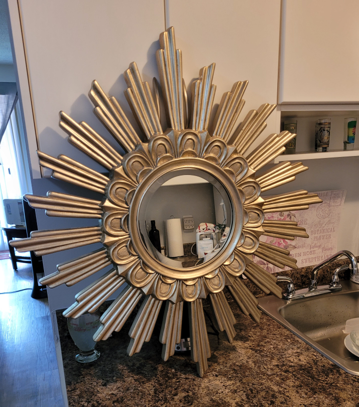 Gold Sunburst Mirror