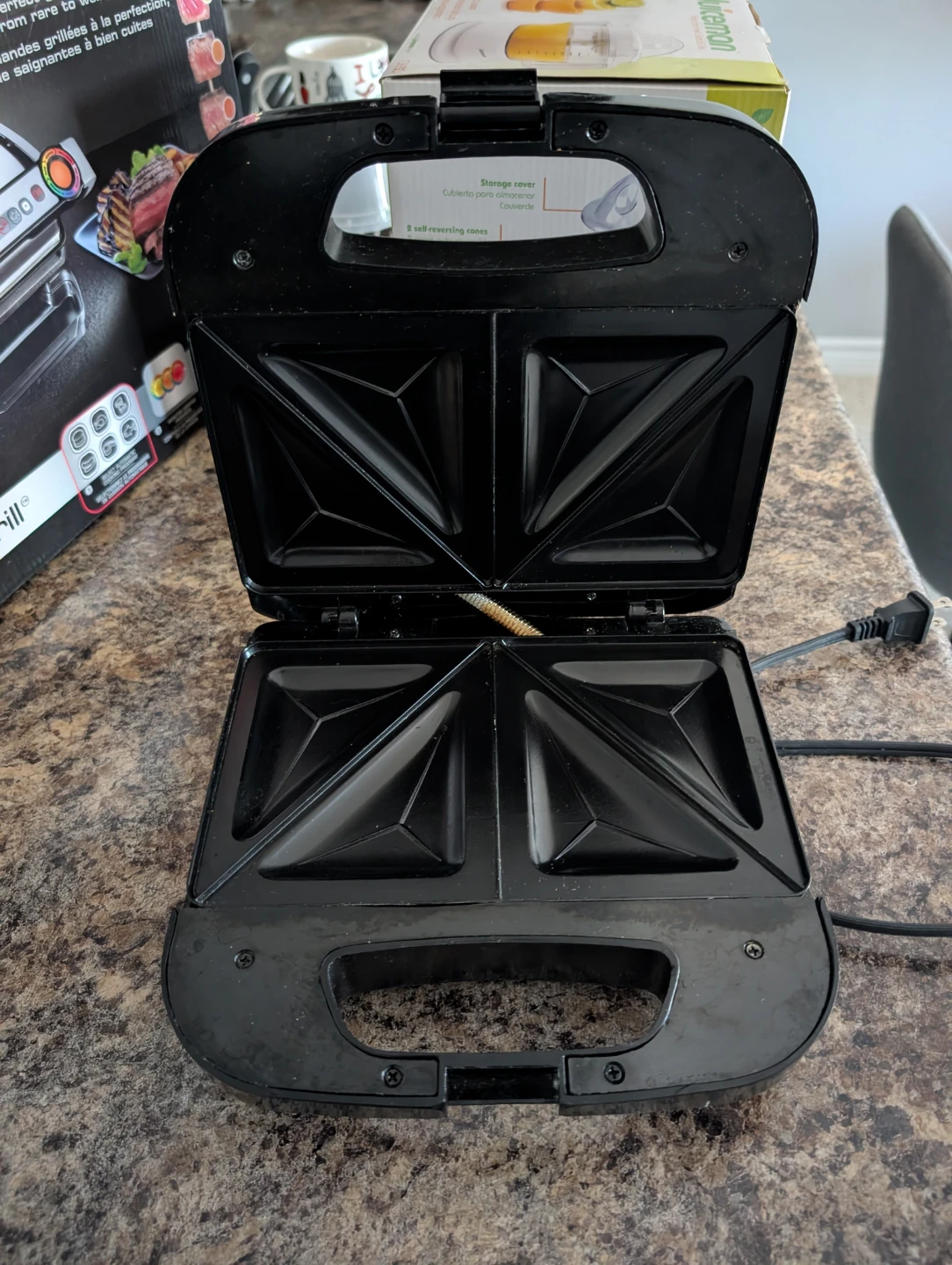 Chefman Black Sandwich and Snack Maker - photo 2