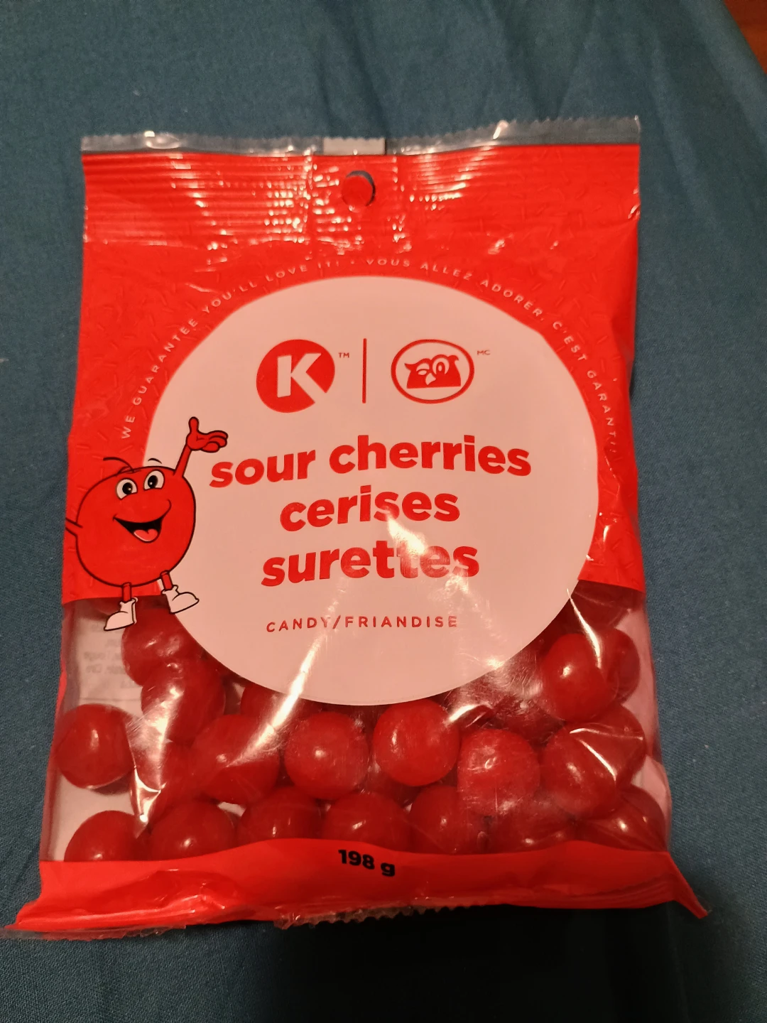 ⚽  Free! K Sour Cherries Candy 198g #Freecycle