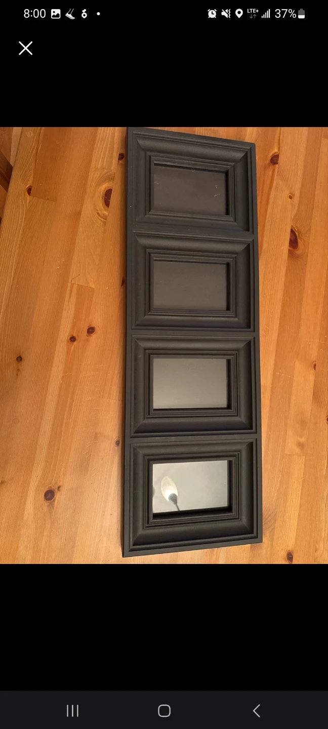 Black 4-Opening Collage Picture Frame