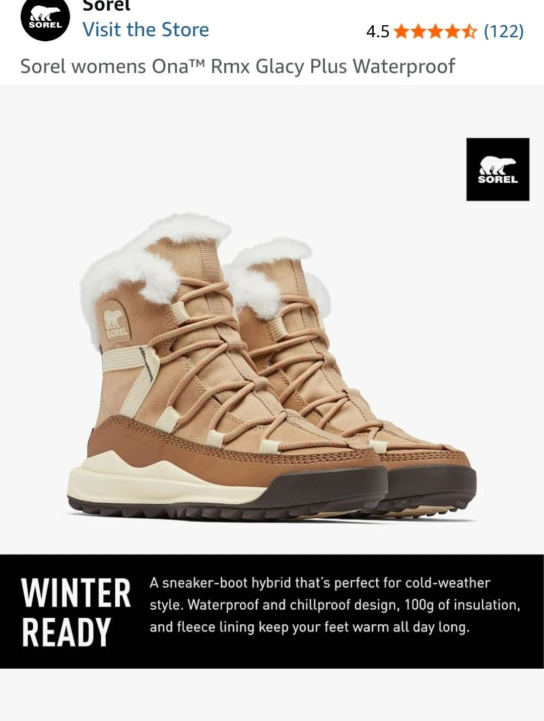 Sorel Ona™  Waterproof Boots
