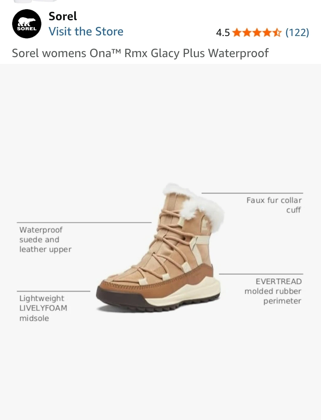 Sorel Ona™  Waterproof Boots - photo 4