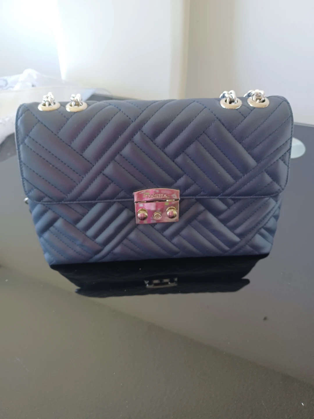 TASKA Quilted Shoulder Bag